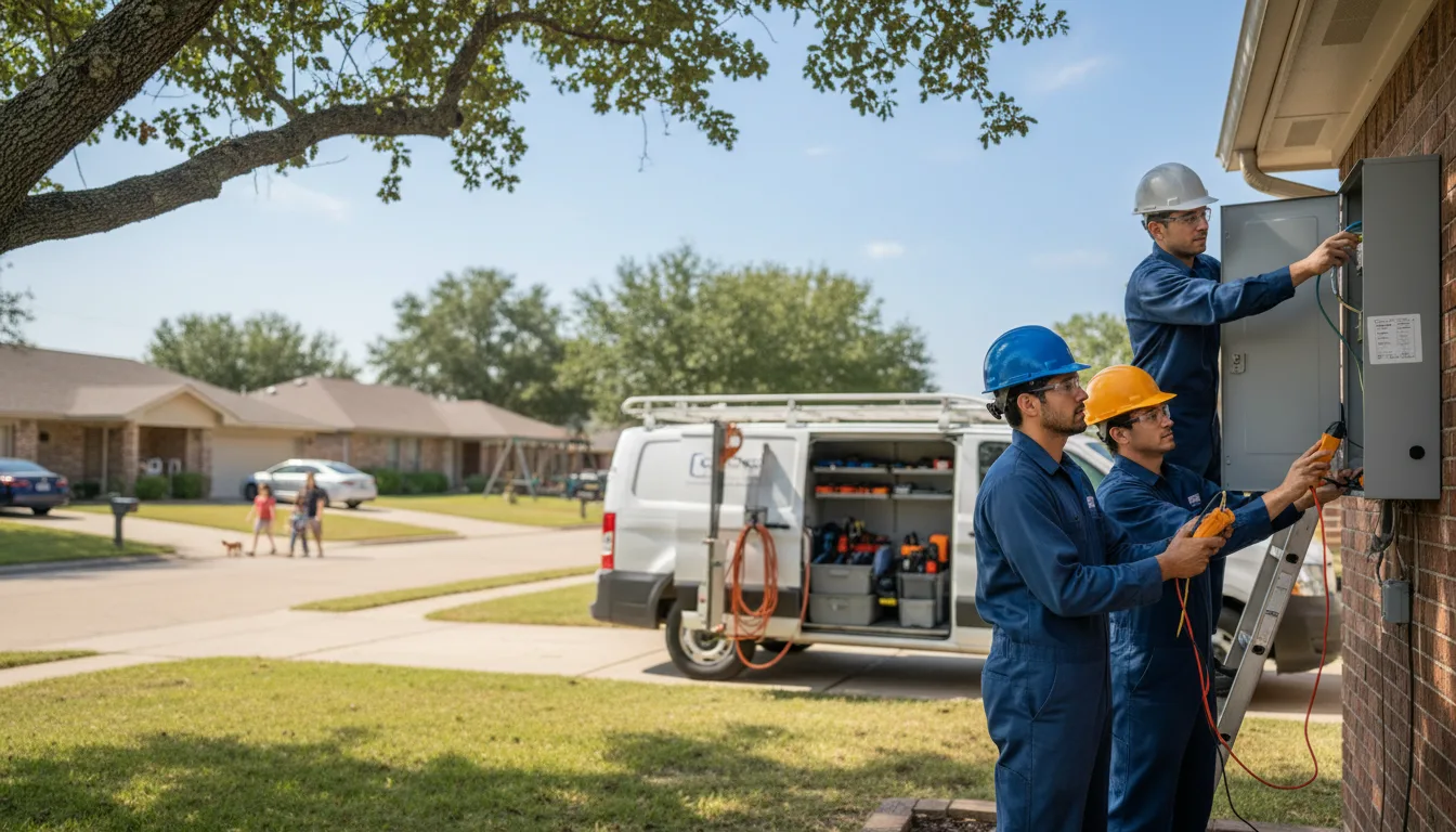 Certified electrician providing emergency electrical services in Holly Grove, AR